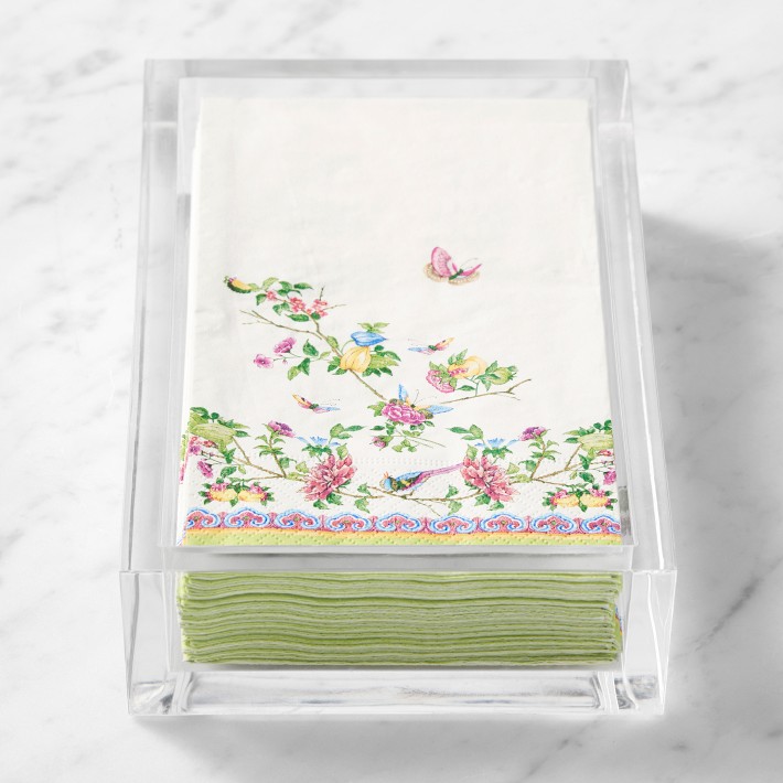 Famille Rose Paper Guest Towels, Set of 16, Multi