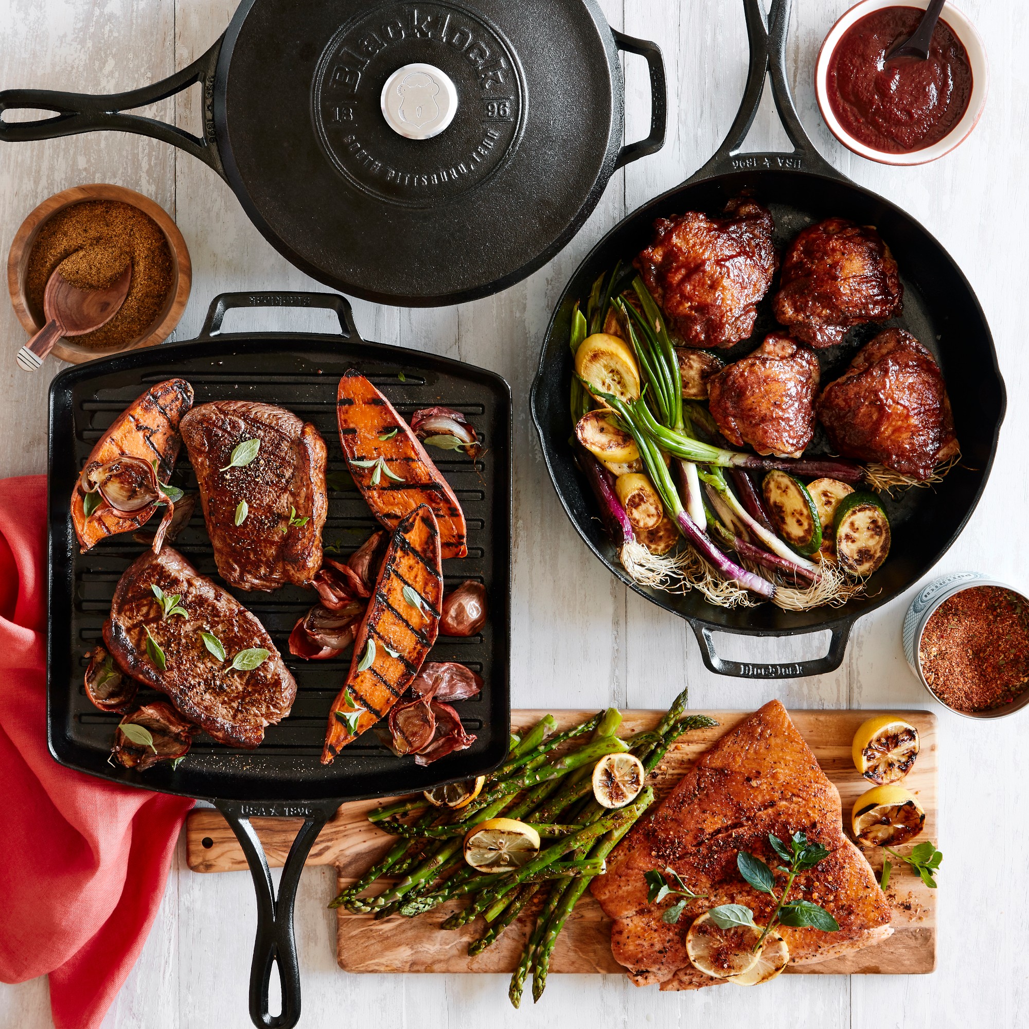Lodge Blacklock Triple Seasoned Cast Iron Deep Sauté Pan, 4-Qt. Sansujyuku sansujyuku.com