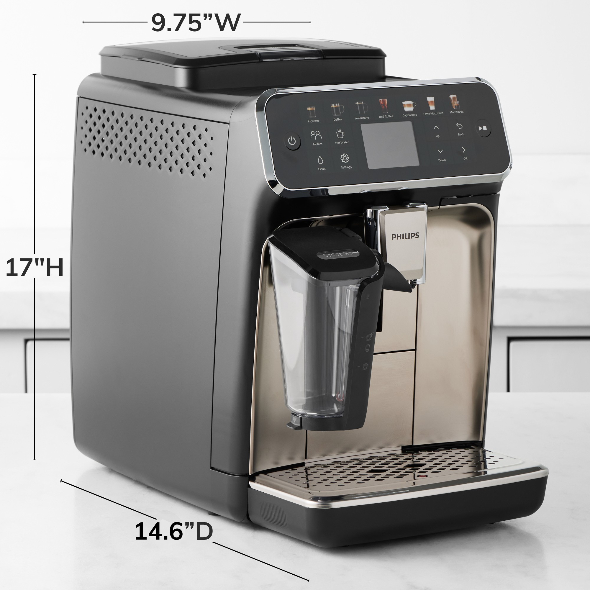 Philips 4400 Fully Automatic Espresso Machine with LatteGo & Iced Coffee Sansujyuku sansujyuku.com
