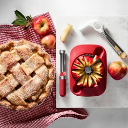 Williams Sonoma Prep Tools Adjustable Apple Slicer &amp; Corer, Red
