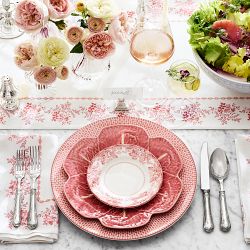 English Floral Appetizer Plates