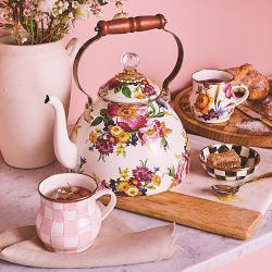 MacKenzie-Childs 花柄 ティーケトル MacKenzie-Childs Flower Market Tea Kettle | Williams Sonoma