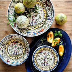 Provence Hand Painted Serving Bowl