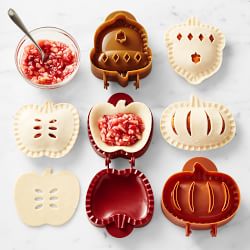 Williams Sonoma Figural Fall Hand Pie Molds, Set of 3