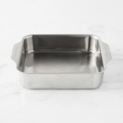 Williams Sonoma Thermo-Clad Stainless-Steel Baking Pan, 8" x 8"