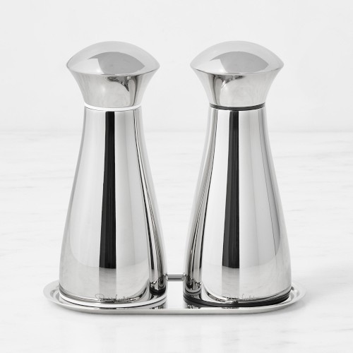 Robert Welch Signature Medium Salt & Pepper Mill Set with Tray, 6″ Simolary simolary.com