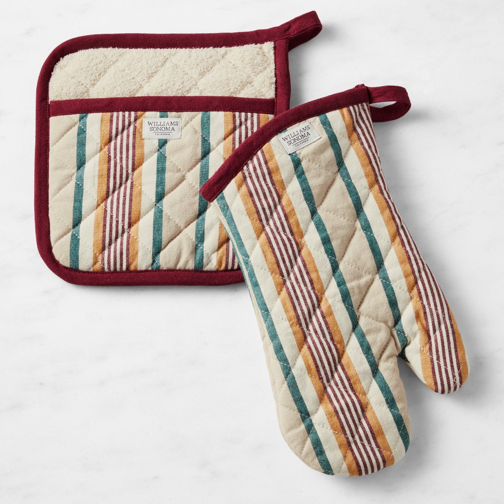 Williams Sonoma Oven Mitt & Potholder Set
