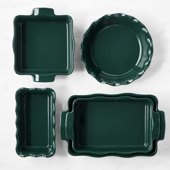 Emile Henry Ultimate 5-Piece Ruffled Bakeware Set | Williams Sonoma