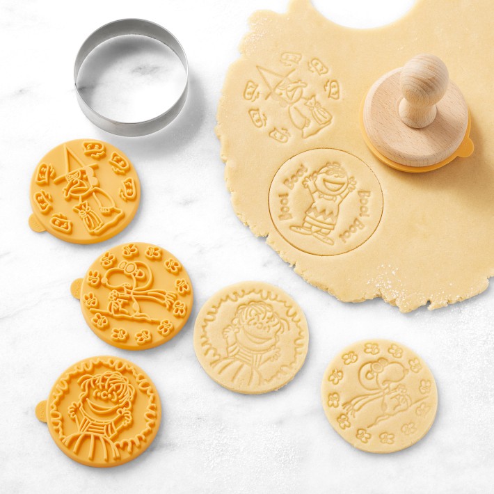 珍品レア☆ブランド「Williams Sonoma」のクッキースタンプセット PEANUTS x Williams Sonoma Great Pumpkin Silicone Cookie Stamps