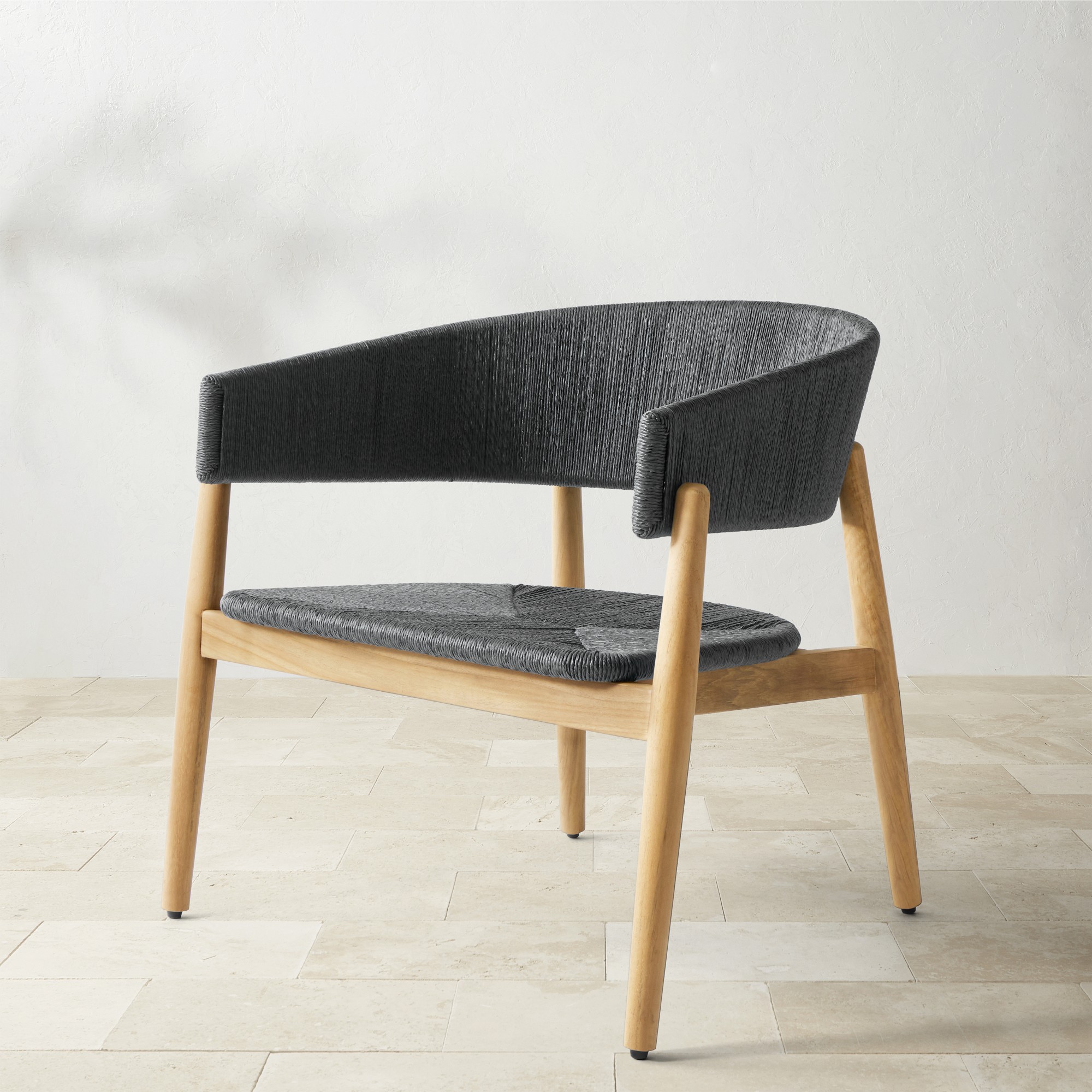 Anders Outdoor Club Chair, Black Simolary simolary.com