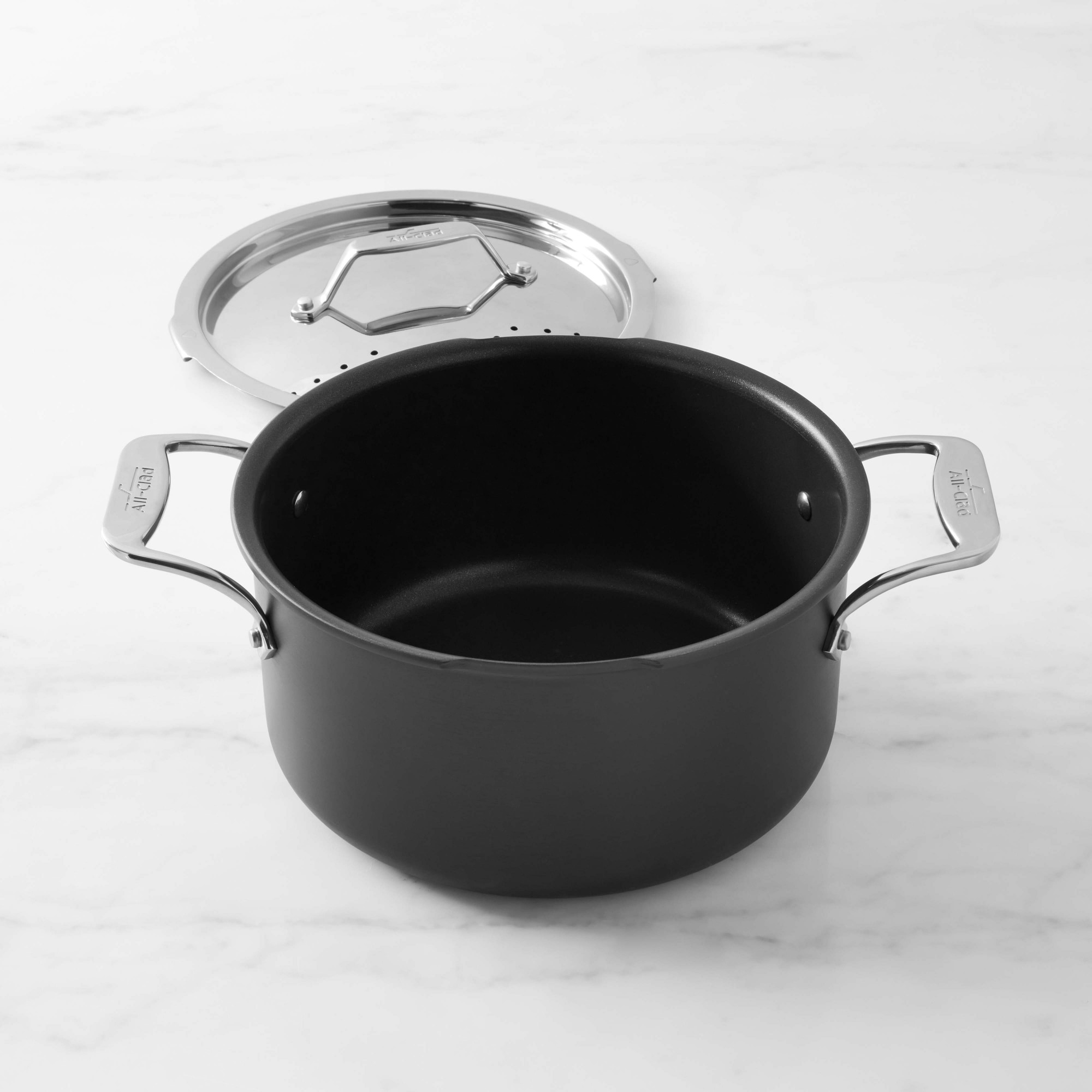 All-Clad Simply Strain Nonstick Multipot with Strainer Lid, 6-Qt. Sansujyuku sansujyuku.com