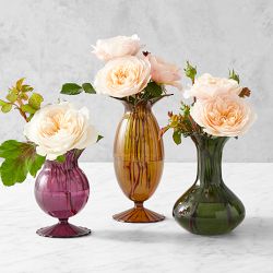 Fall Color Bud Vases, Set of 3