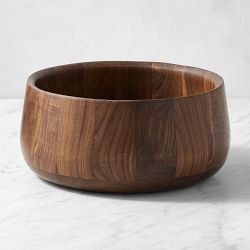Walnut Tulip Salad Bowl, 12"