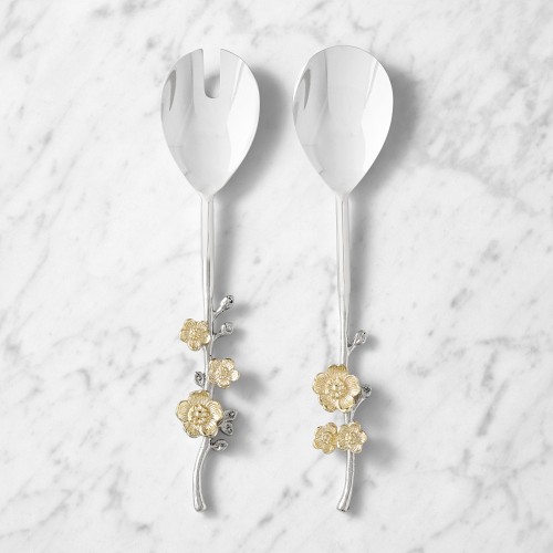 Floral Vine Salad Servers