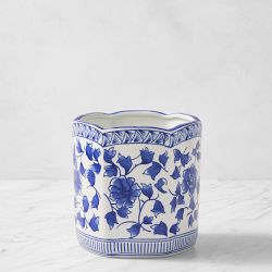 Chinoiserie Porcelain Utensil Holder