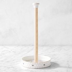 Honeycomb Porcelain Paper Towel Holder