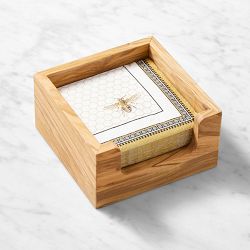 Olivewood Cocktail Napkin Holder