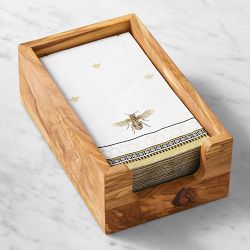 Olivewood Guest Towel Napkin Holder