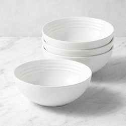 Le Creuset Vancouver Cereal Bowls, Set of 4, White
