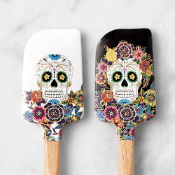Williams Sonoma Day of the Dead Mini Spatulas, Set of 2