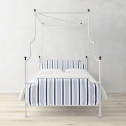 Hill House x Williams Sonoma Home Claire Upholstered Canopy Bed