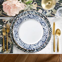 Morris &amp; Co. x Williams Sonoma Bluebell 16-Piece Dinnerware &amp; Glassware Set