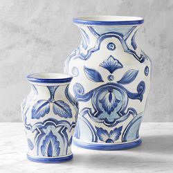 Italian Hand-Painted Capri Vase Collection