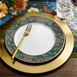 Morris &amp; Co. x Williams Sonoma Cotswold 16-Piece Dinnerware &amp; Glassware Set