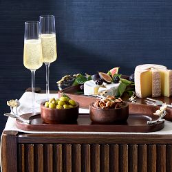 Floral Vine Triple Condiment Dish