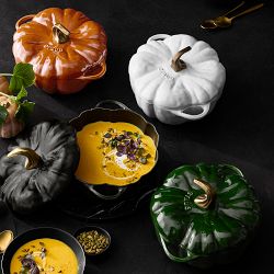 Staub Enameled Cast Iron Pumpkin Cocotte