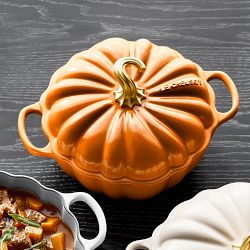Le Creuset 4-Qt Pumpkin Cocotte Enameled Cast Iron | Williams Sonoma