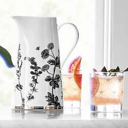 Honeycomb Porcelain Pitcher