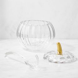 Pumpkin Punch Bowl and 6 Punch Cups
