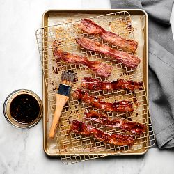 Williams Sonoma Goldtouch® Pro Nonstick Non Corrugated Three Quarter Sheet with Cooling Rack