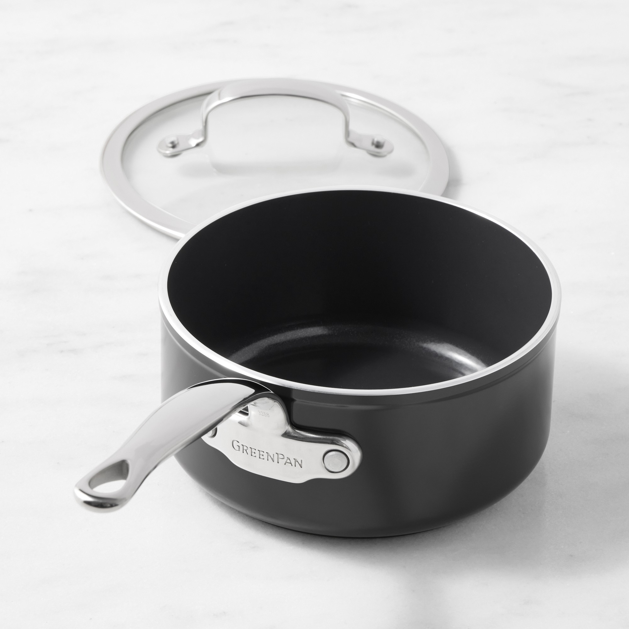 GreenPan Premiere Max Ceramic Nonstick Saucepan, 2-Qt. Sansujyuku sansujyuku.com