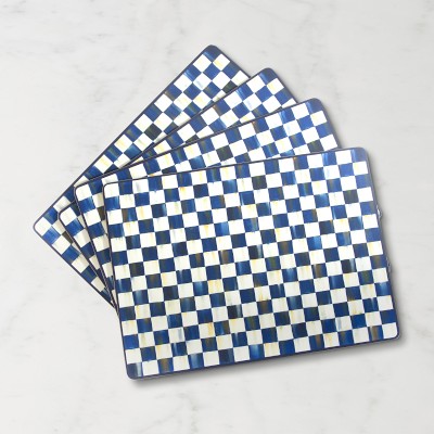 Mackenzie-Childs Royal Check Cork Back Placemats Simolary simolary.com 10