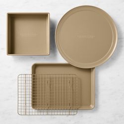 Williams Sonoma Goldtouch Silicone Nonstick Toaster Oven, Set of 4