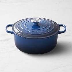 Le Creuset Signature Enameled Cast Iron Round Dutch Oven, 7.25-Qt., Lapis