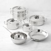 Ruffoni Opus Prima Hammered Stainless Steel 11-Piece Cookware Set Simolary simolary.com 13