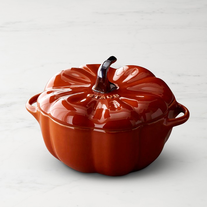 N*e様 Staub オレンジ 両手鍋 小型 取扱説明書付き Staub Burnt Orange Collection | Williams Sonoma