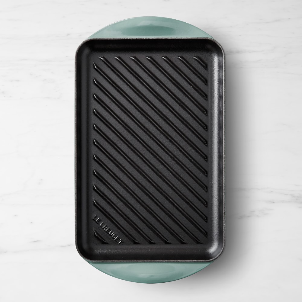 Le Creuset Enameled Cast Iron Skinny Grill - Ocean