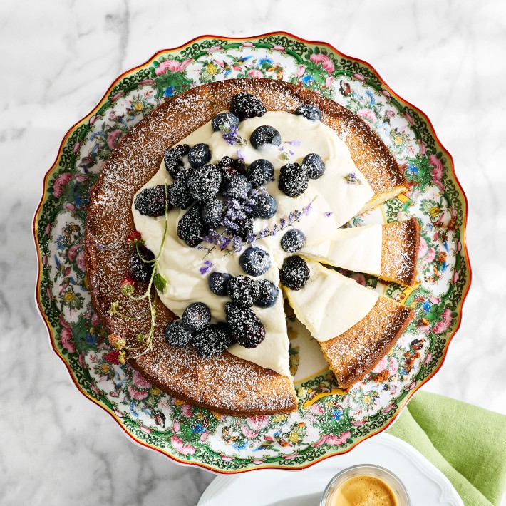 Famille Rose Cake Stand, Porcelain Decor | Williams Sonoma