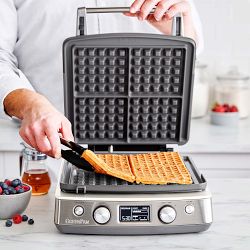 GreenPan™ Elite 4-Square Waffle Maker | Williams Sonoma