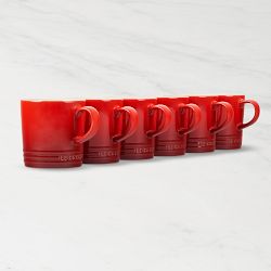 Le Creuset London Mugs, Set of 6, Cerise