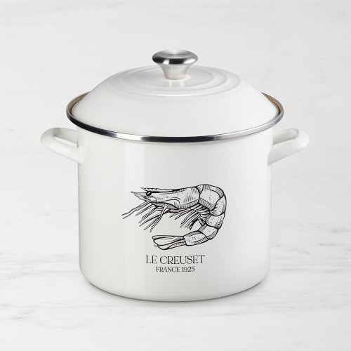 Le Creuset Enameled-Steel Crawfish Stockpot, 10-Qt. Simolary simolary.com