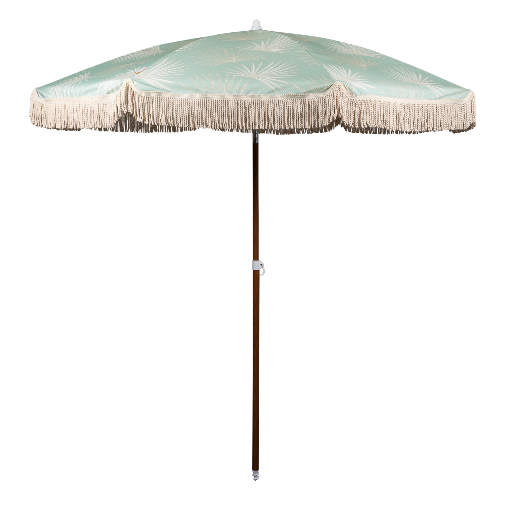 6.5′ Round Beach State Summerland Portable Umbrella, Palm Beach Simolary simolary.com