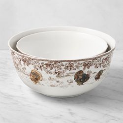 Williams Sonoma Plymouth Nesting Mixing Bowls, Set of 2