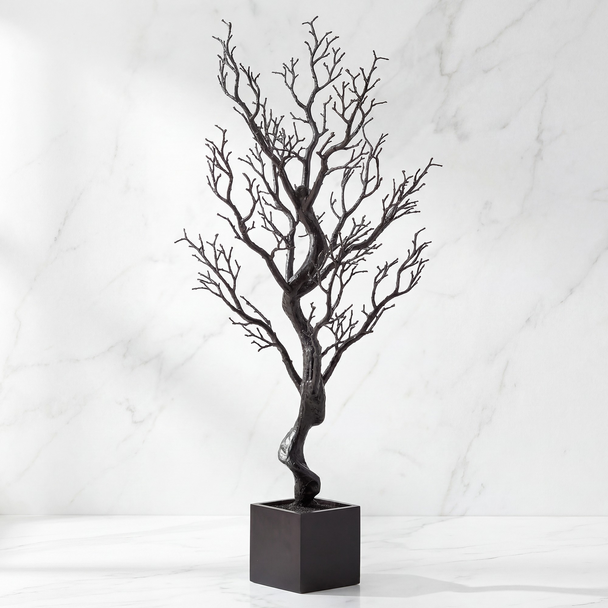 Spooky Halloween Faux Tree in Black Pot, 38″ Simolary simolary.com