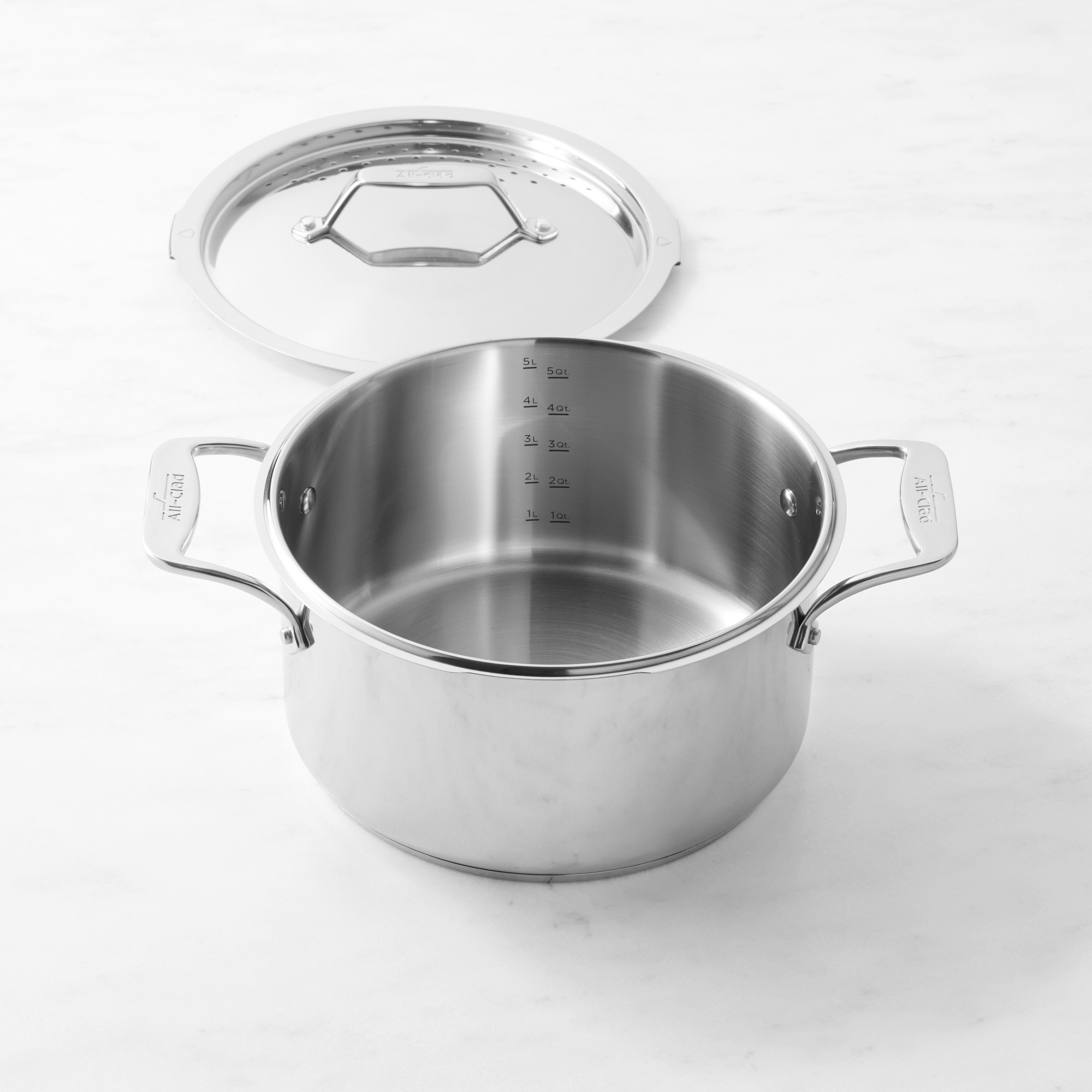 All-Clad Simply Strain Stainless-Steel Multipot with Strainer, 6-Qt. Sansujyuku sansujyuku.com