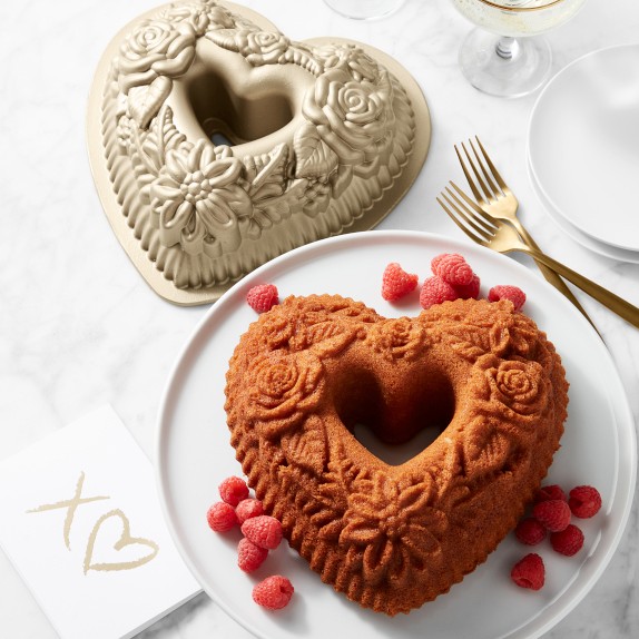 Nordic Ware Floral Heart Bundt® Pan | Williams Sonoma